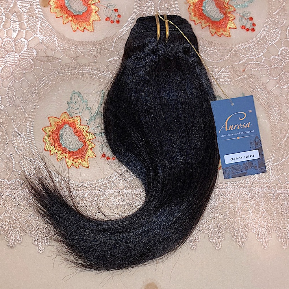 YAKI STRAIGHT HUMAN HAIR CLIP INS